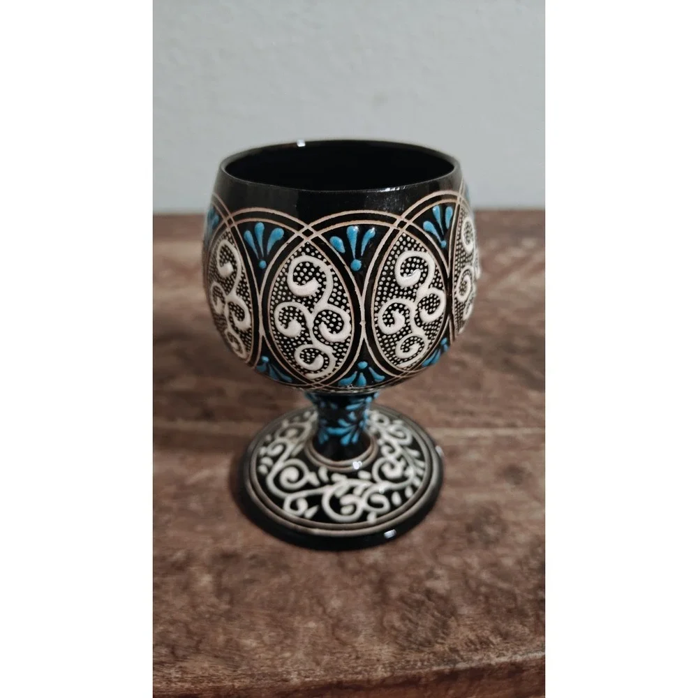 Vintage‎ Turkish Hitti Style Goblet Signed